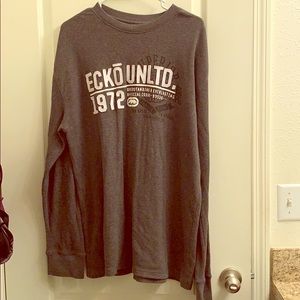 Ecko unltd long sleeve waffle T